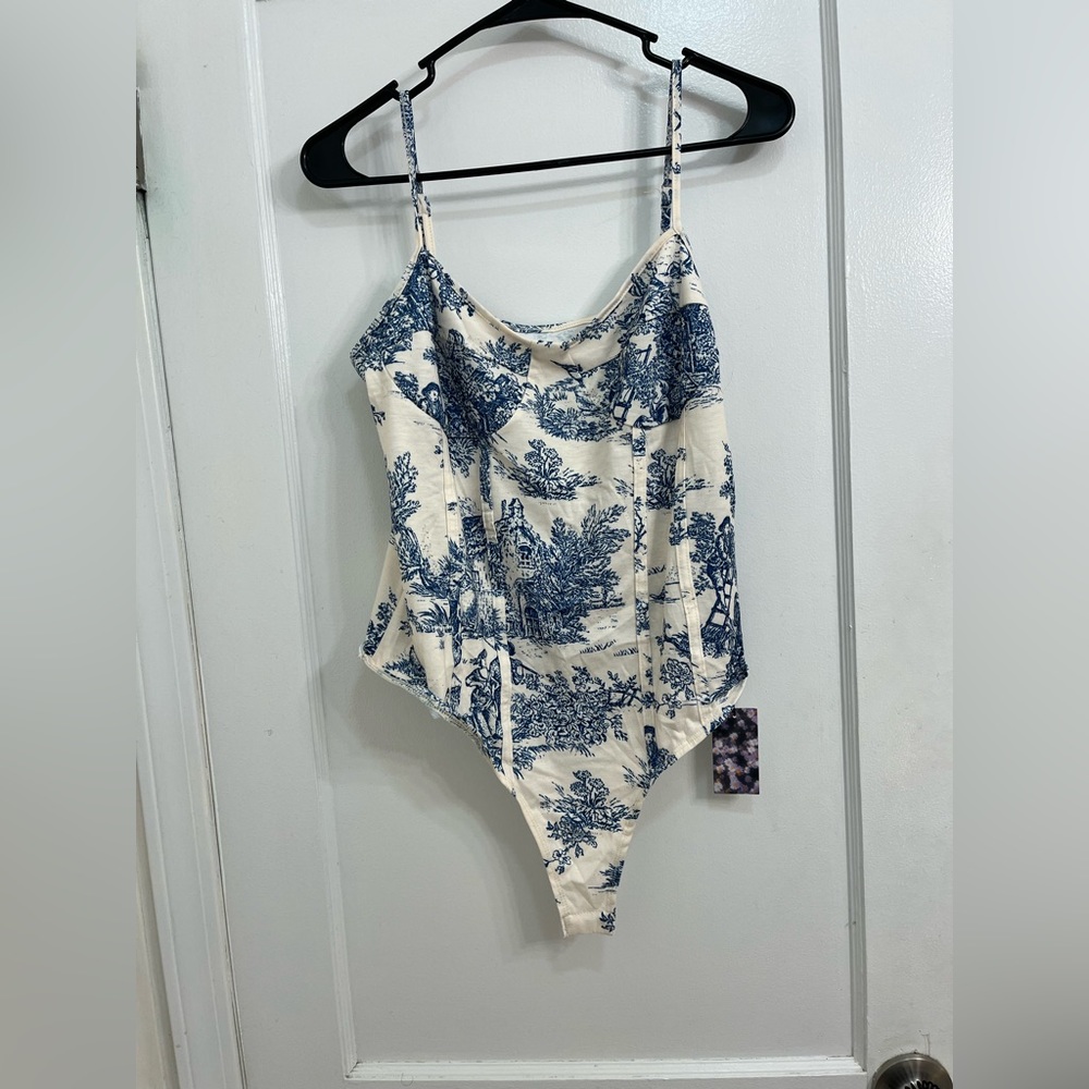 NWT Cider Toile de Joey cottage core body suit
